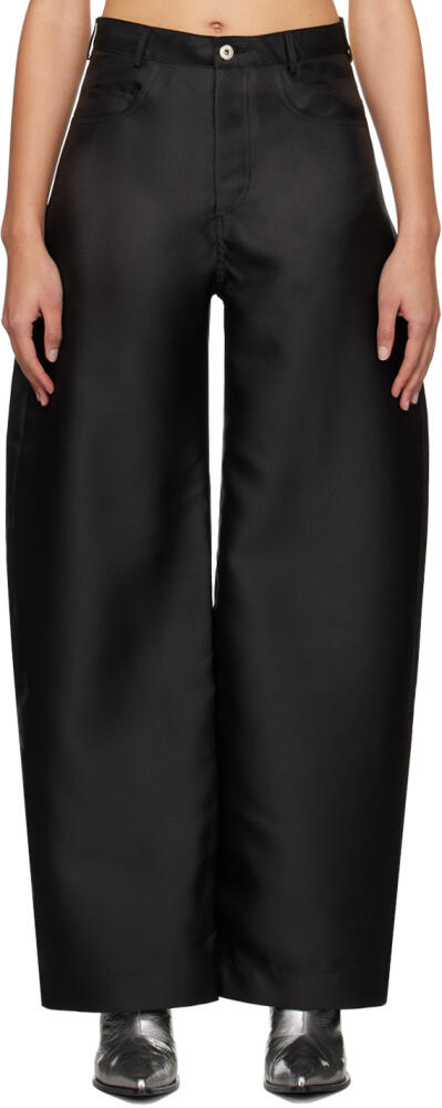 Marques Almeida Black Boyfriend Trousers Cover