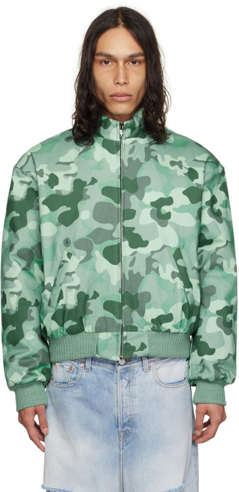 Members of the Rage Green Camouflage Bomber Jacket Cover