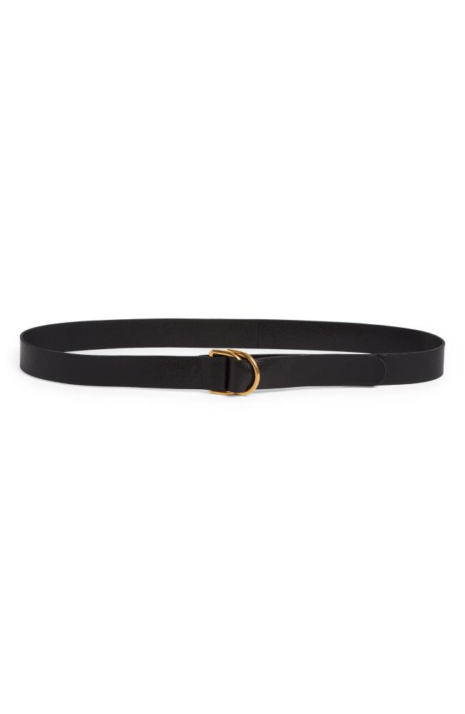 The Row D-Ring Belt in Black Ang Cover