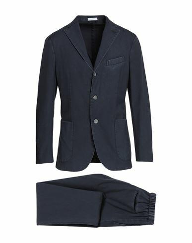 Boglioli Man Suit Midnight blue Virgin Wool Cover