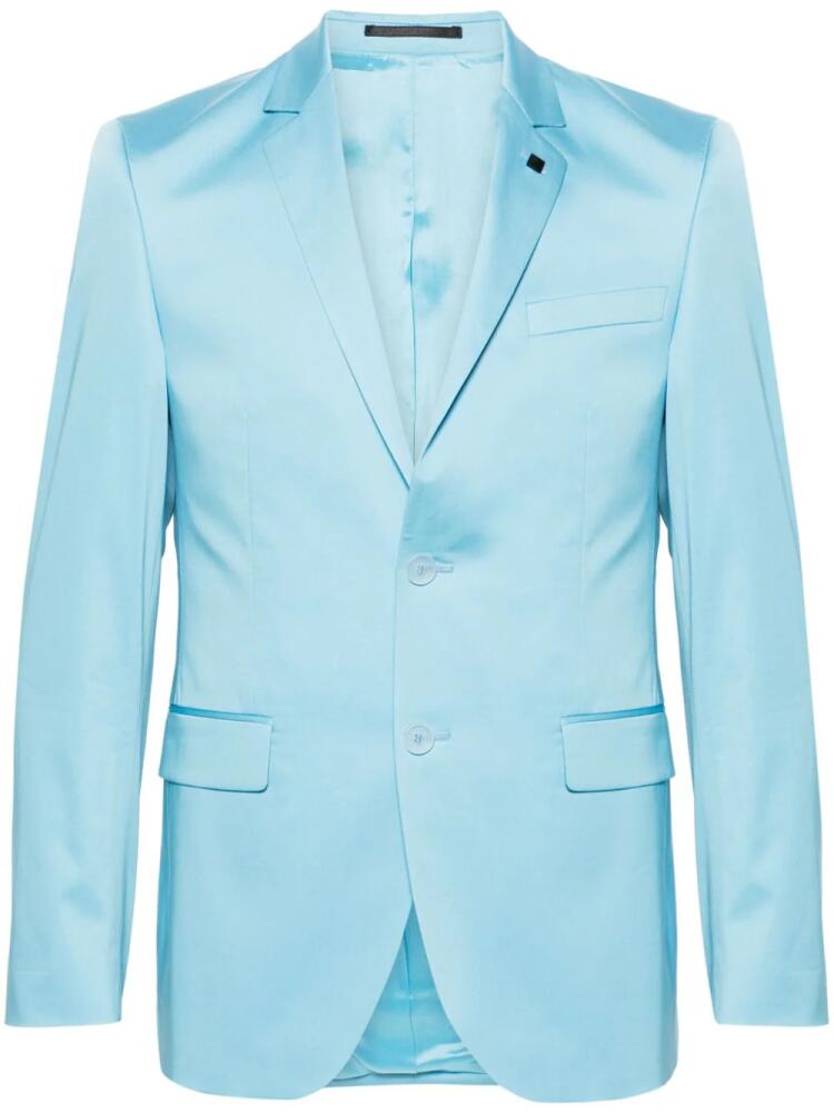 Karl Lagerfeld single-breasted twill blazer - Blue Cover