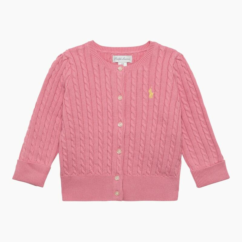 Polo Ralph Lauren Pink cotton cardigan Cover