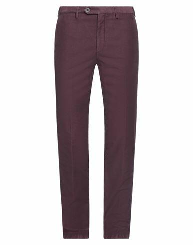 Lardini Man Pants Deep purple Cotton Cover