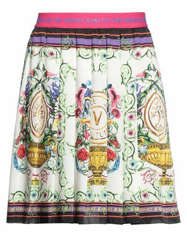 Versace Jeans Couture Woman Mini skirt Ivory Polyester Cover