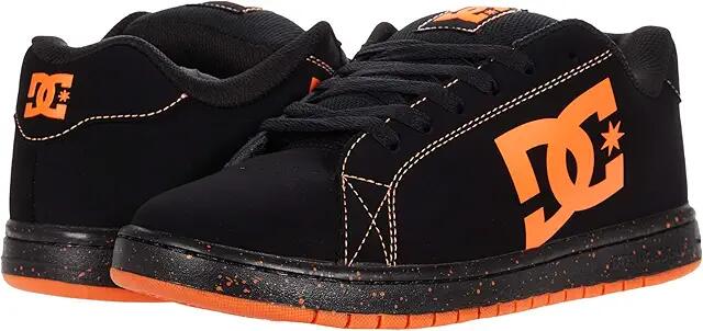 DC Gaveler Casual Low Top Skate Shoes Sneakers (Black/Orange) Men's Shoes Cover