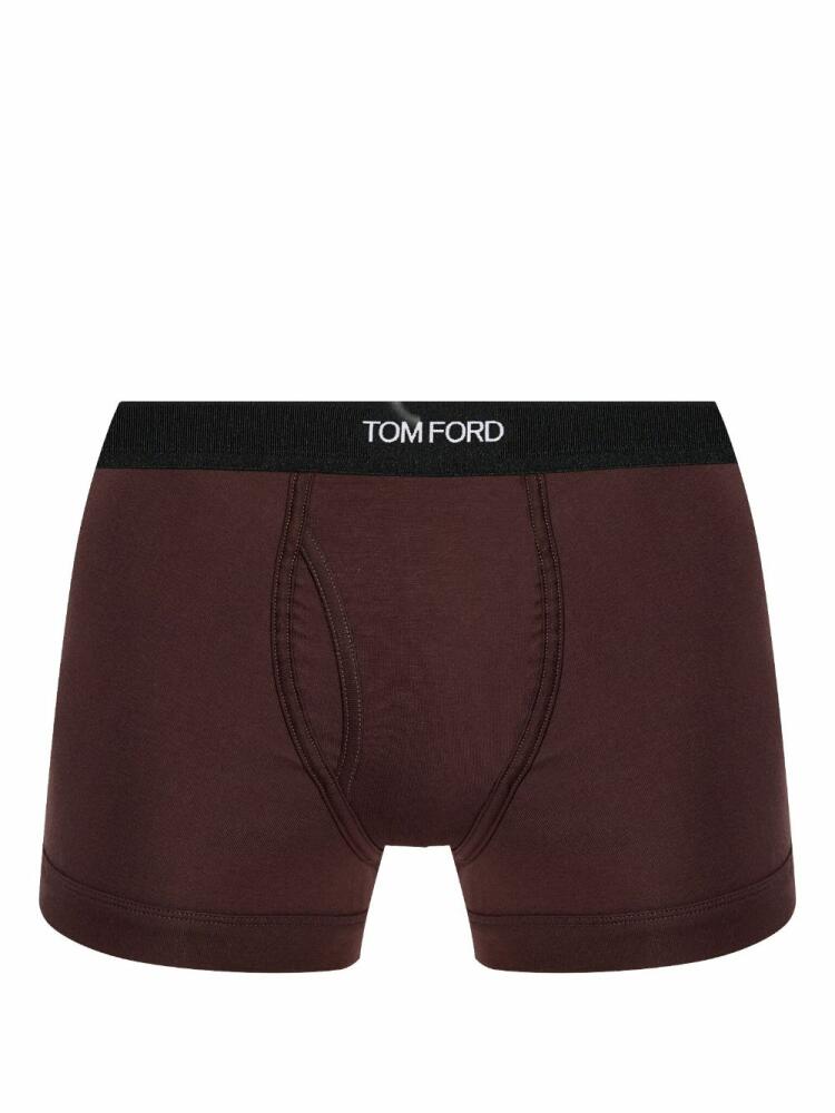 TOM FORD logo-waistband boxers - Brown Cover