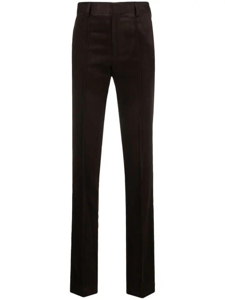 Filippa K high-waist slim-cut trousers - Brown Cover