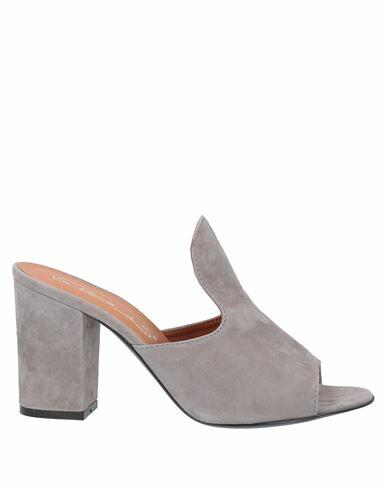 Via Roma 15 Woman Sandals Grey Soft Leather Cover