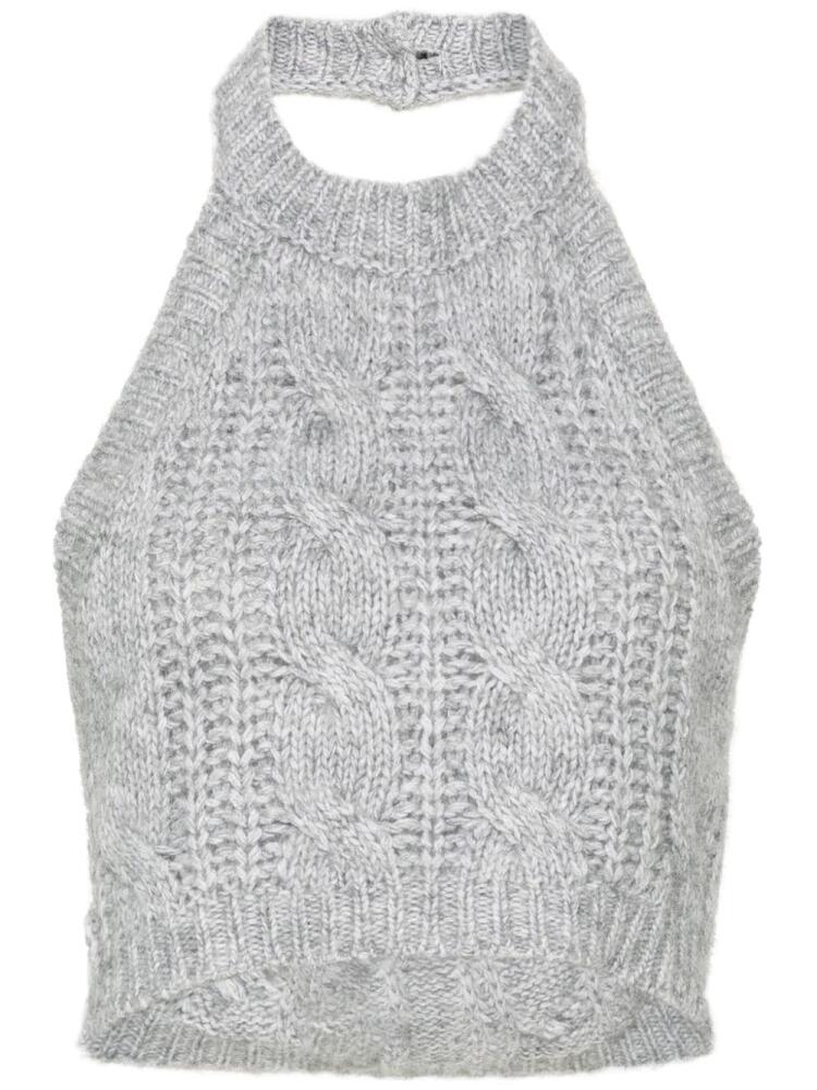 Peserico cable-knit top - Grey Cover