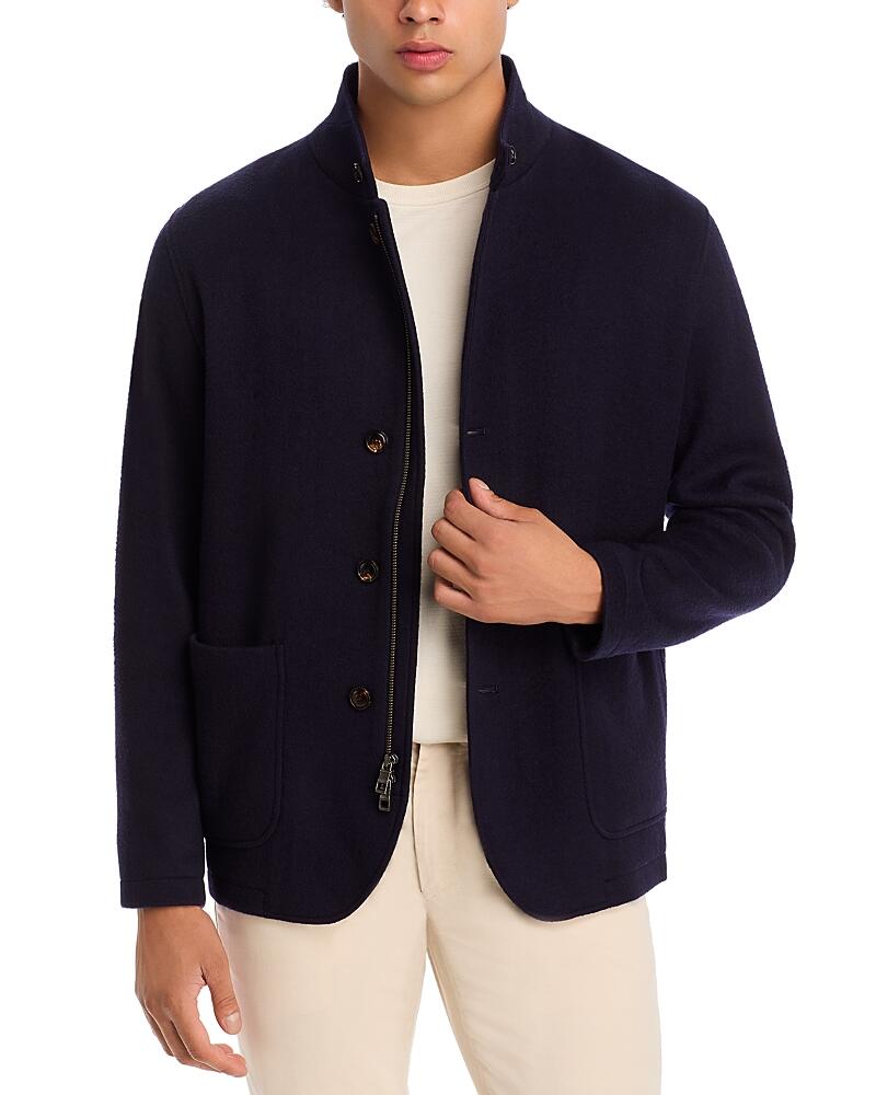 Peter Millar Crown Flex Wool Knit Zip Jacket Cover