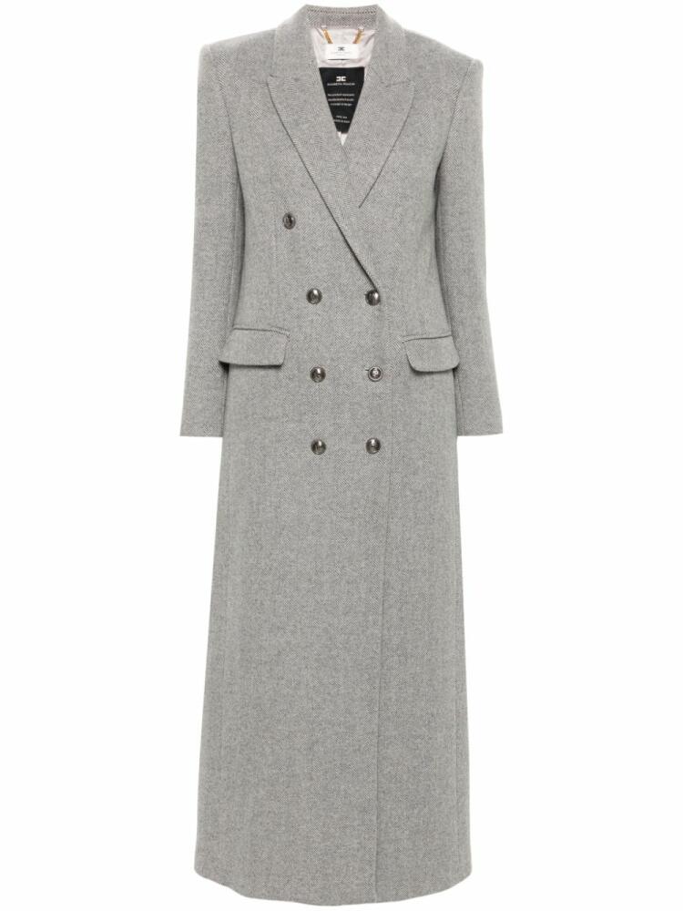 Elisabetta Franchi double-breasted coat - Grey Cover