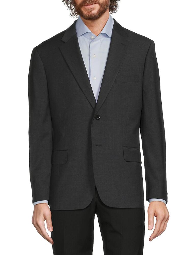 Tommy Hilfiger Men's Wool Blend Blazer - Charcoal Cover