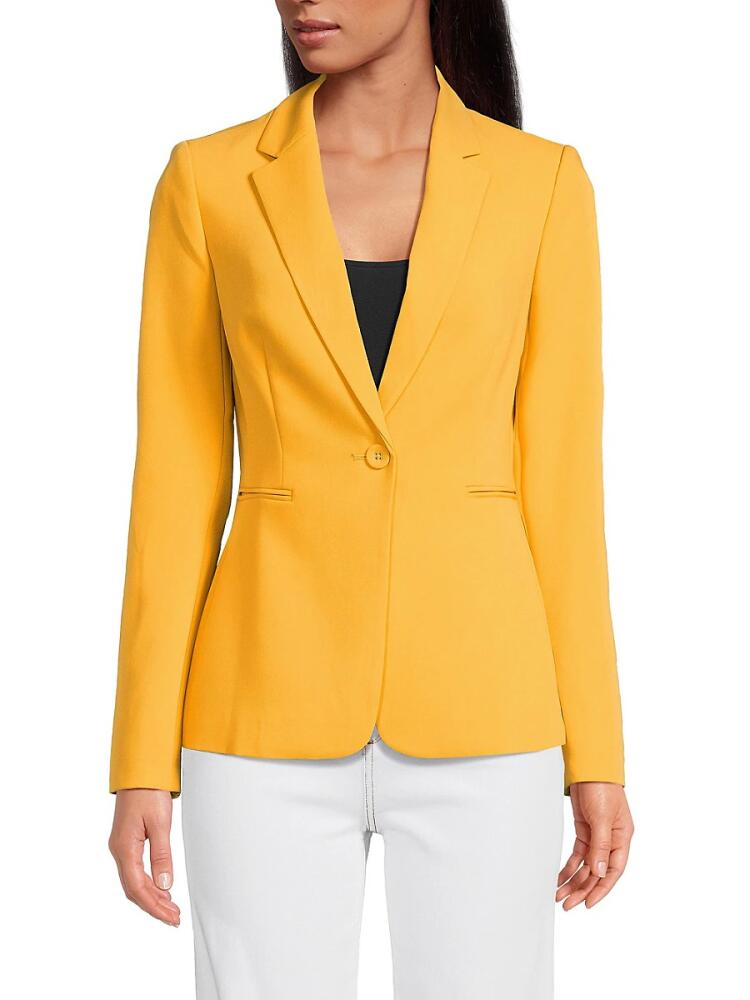 Tommy Hilfiger Women's Slim Fit Blazer - Deep Maize Cover