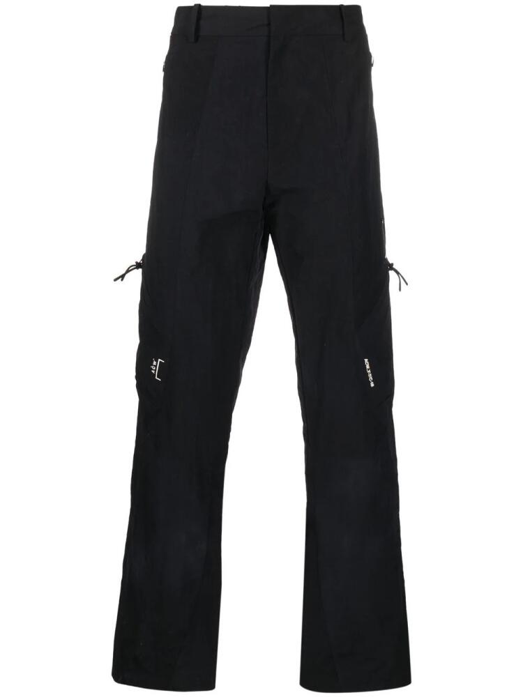 A-COLD-WALL* logo-print cargo trousers - Black Cover