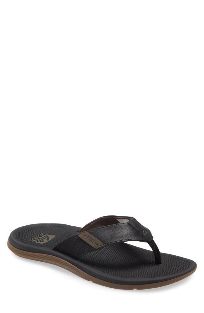 Reef Santa Ana Flip Flop in Black Cover