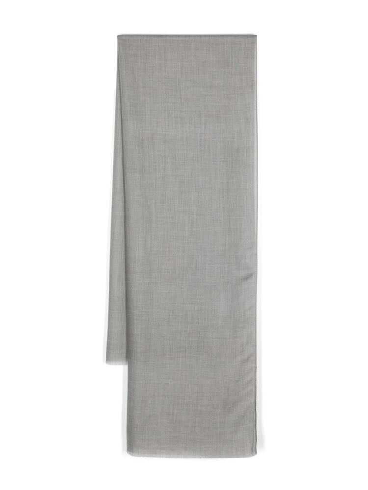 D4.0 fringed scarf - Grey Cover