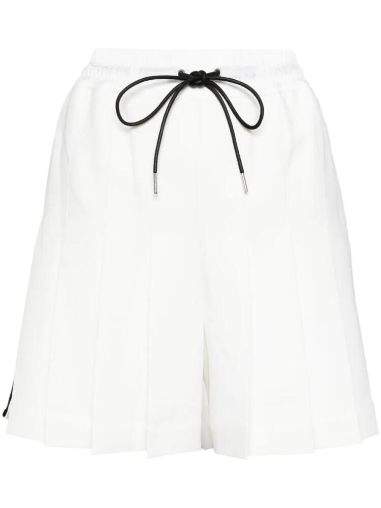 sacai pleated short - White Cover