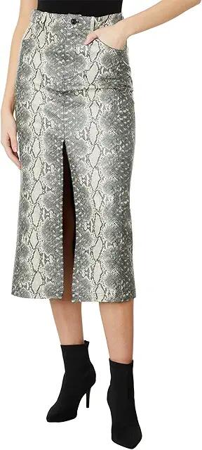 Steve Madden Avani Skirt (Black/Ivory) Women's Skirt Cover