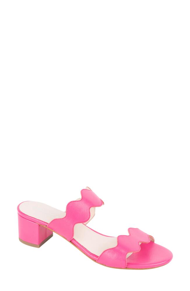 patricia green Palm Beach Slide Sandal in Hot Pink Leather Cover