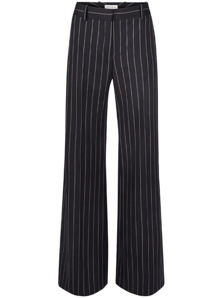 Nina Ricci pinstripe wide leg pants - Black Cover