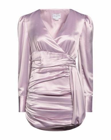 Isabelle Blanche Paris Woman Mini dress Lilac Acetate, Polyester Cover