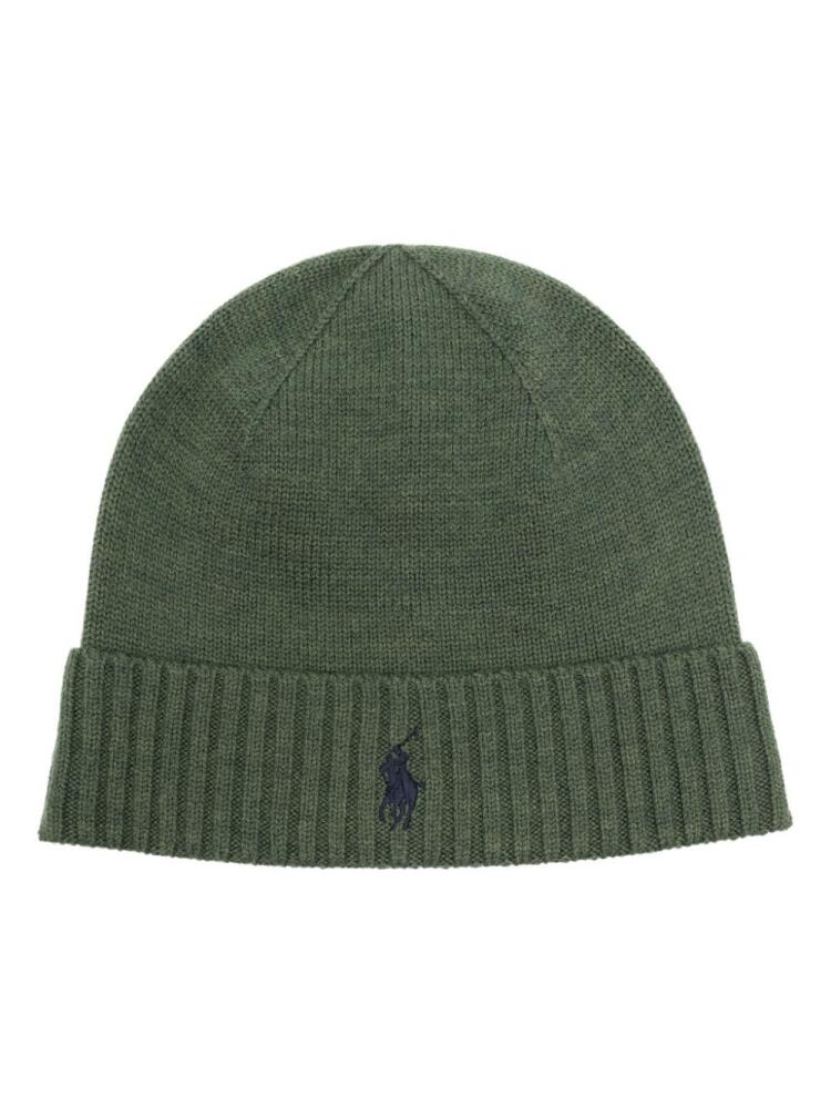 Polo Ralph Lauren Polo Poly-embroidered beanie - Green Cover