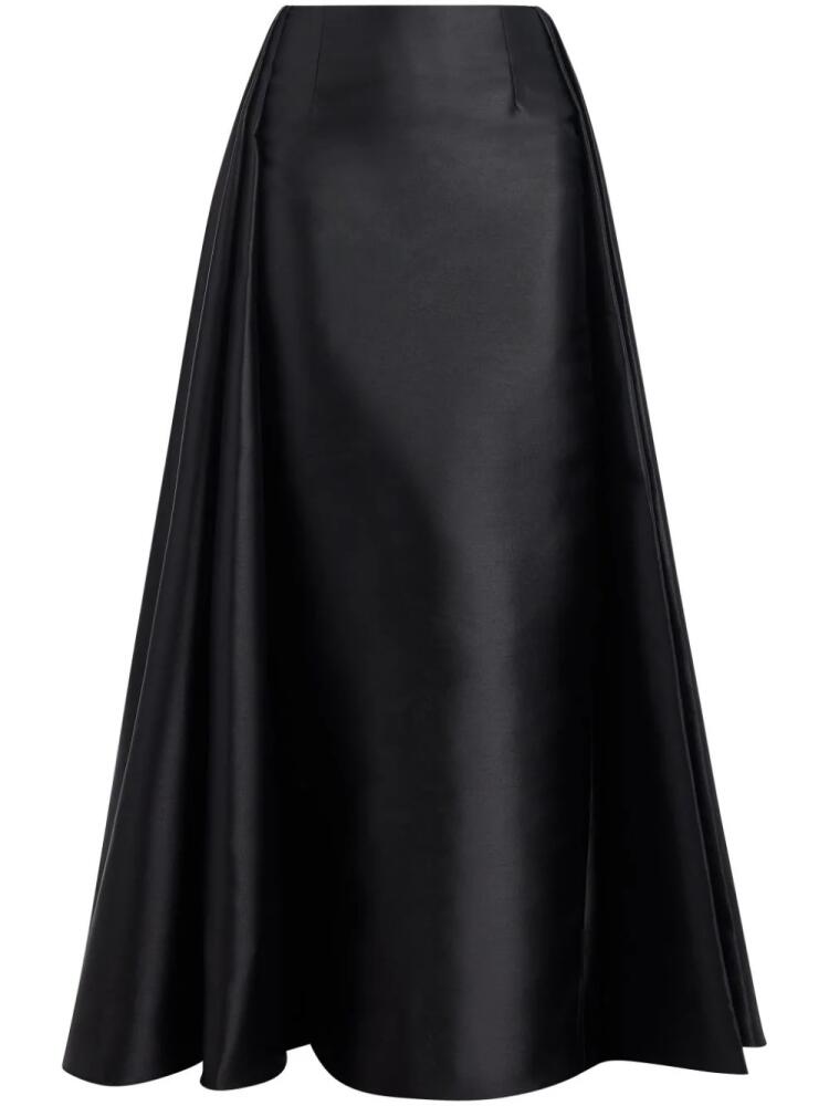 Solace London Luciana draped maxi skirt - Black Cover