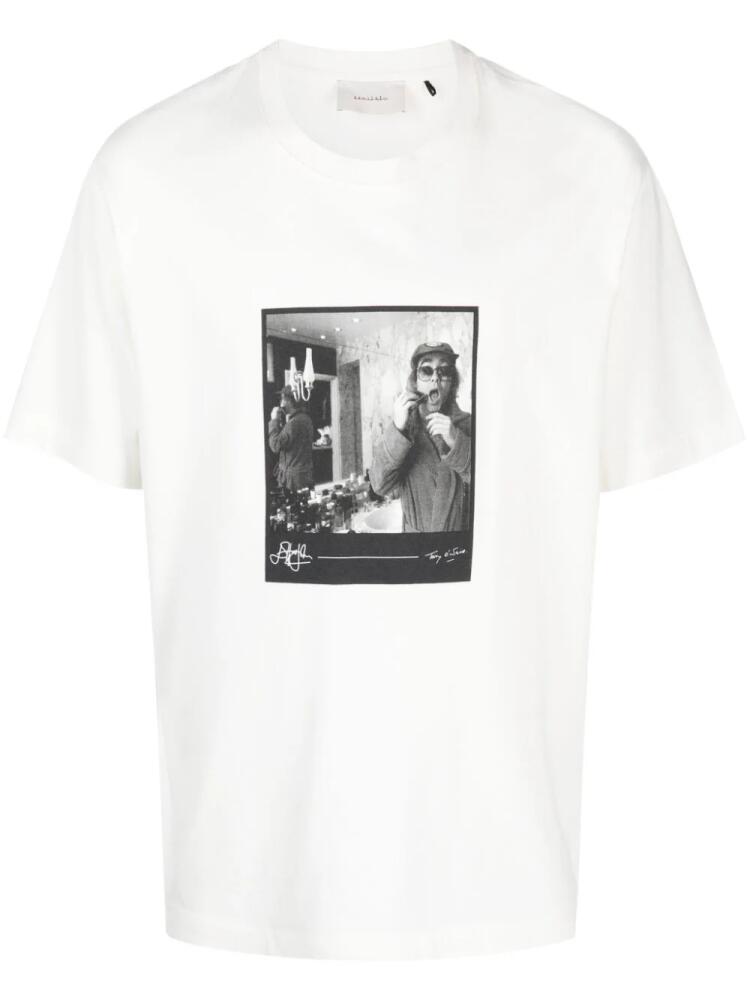 Limitato x Terry O'Neill Pinball Wizard cotton T-shirt - White Cover