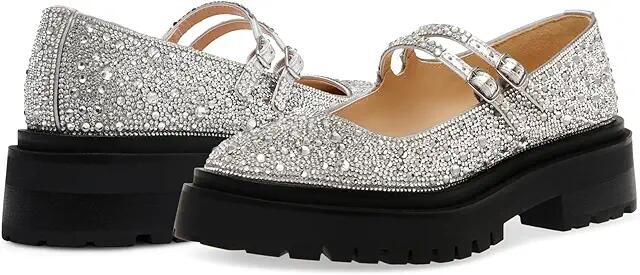 Blue by Betsey Johnson Rico (Silver) Women's Flat Shoes Cover