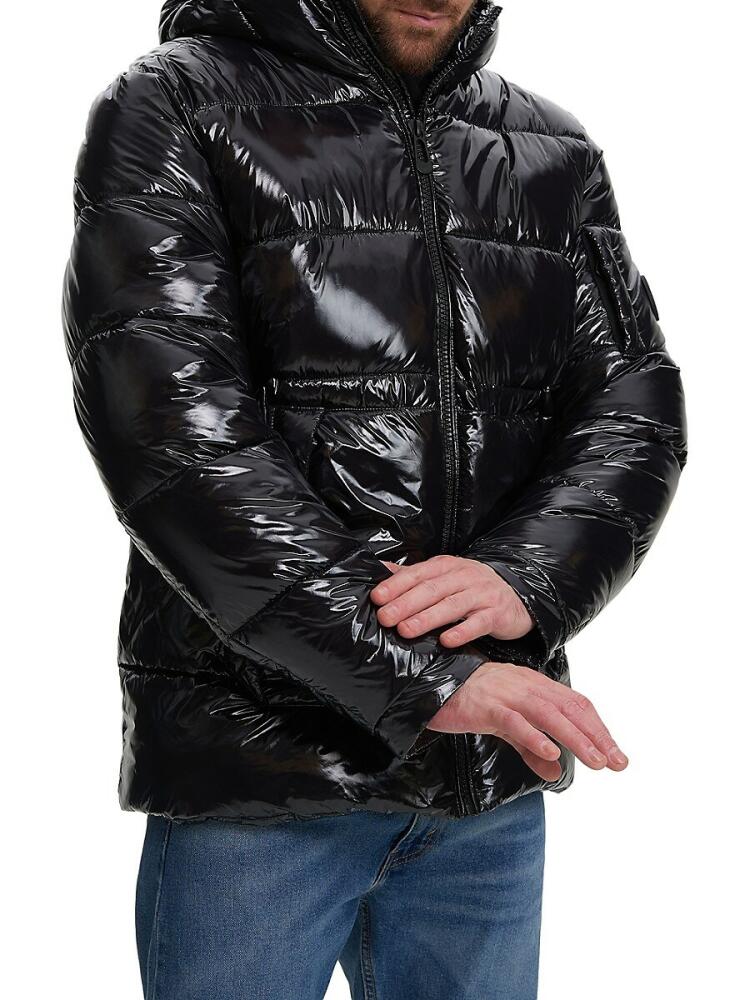 NOIZE Men's Cooper Puffer Jacket - Black Cover