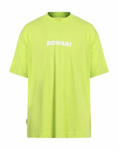 Bonsai Man T-shirt Acid green Cotton Cover