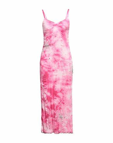 Des_phemmes Woman Maxi dress Pink Silk Cover