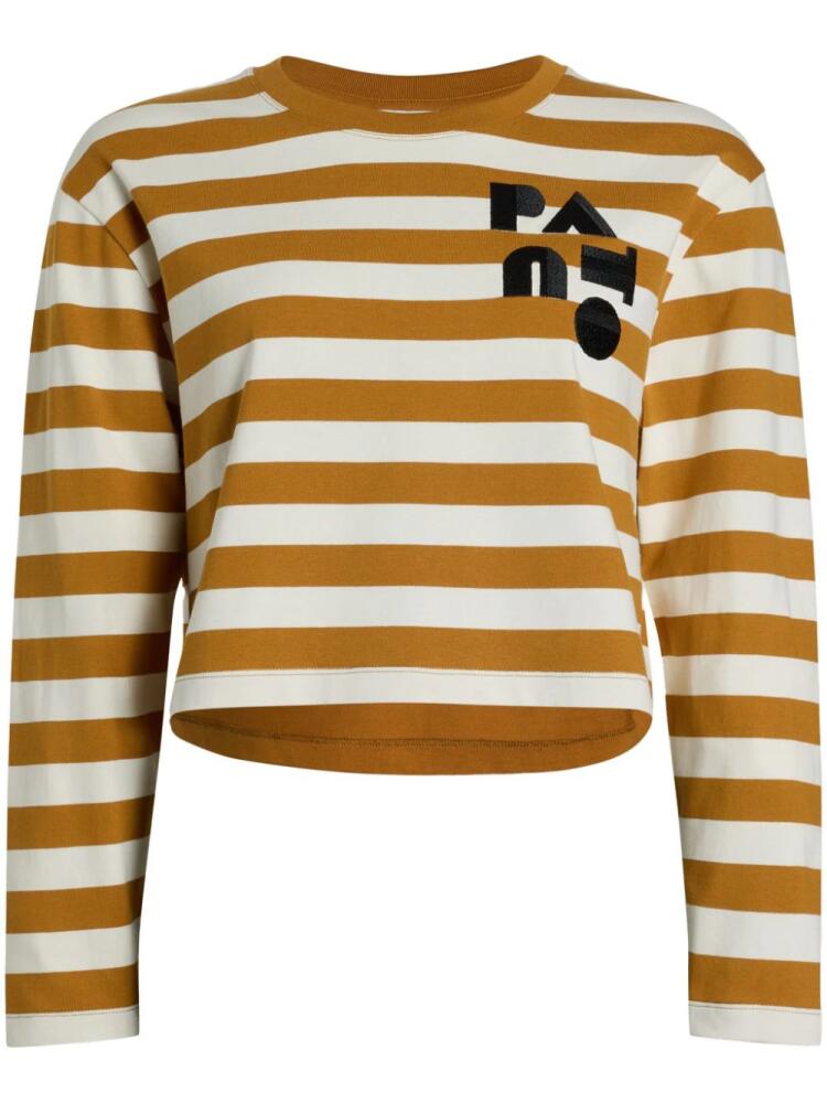 Patou Breton-stripe T-shirt - Brown Cover