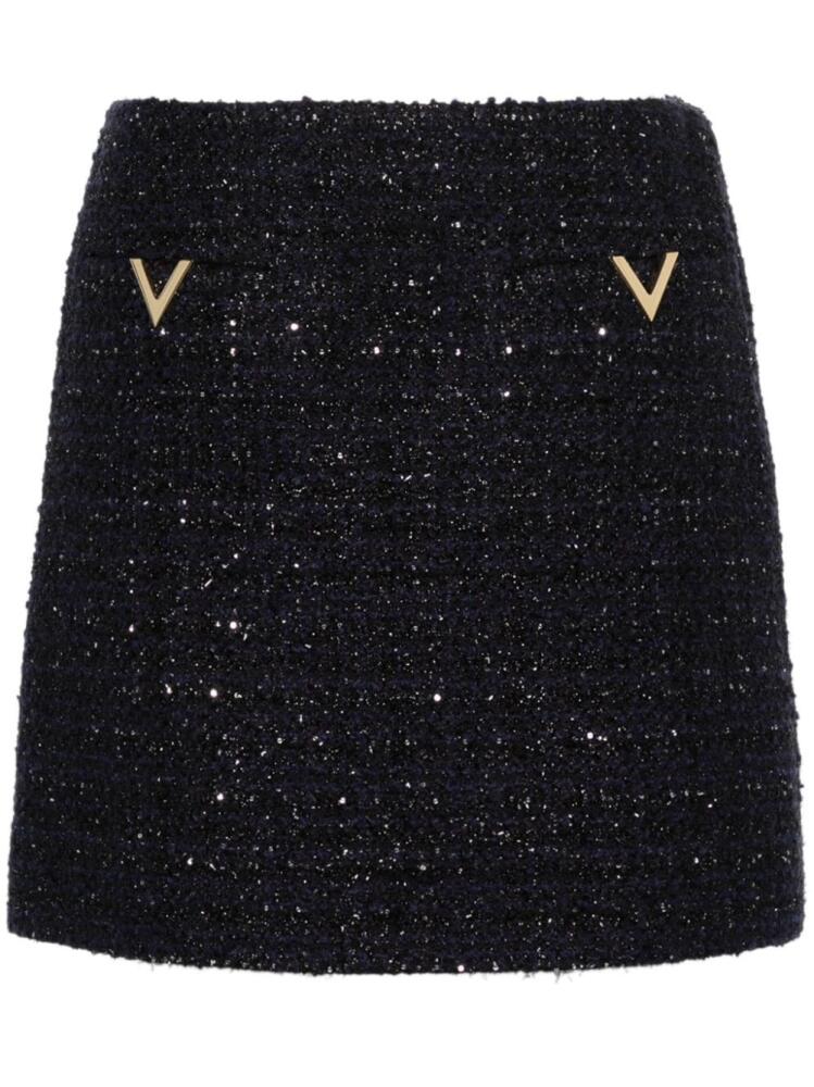 Valentino Garavani tweed mini skirt - Blue Cover