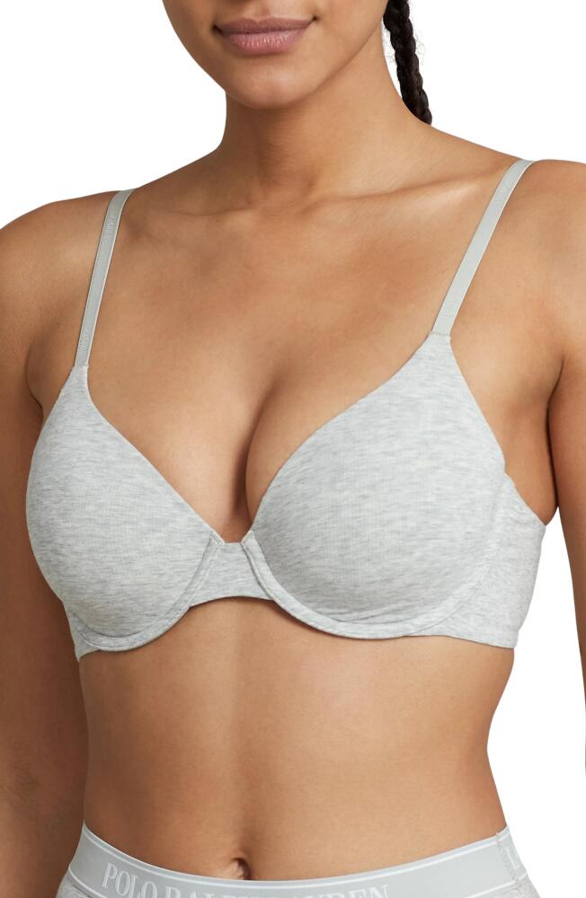 Polo Ralph Lauren Underwire T-Shirt Bra in Heather Grey Cover