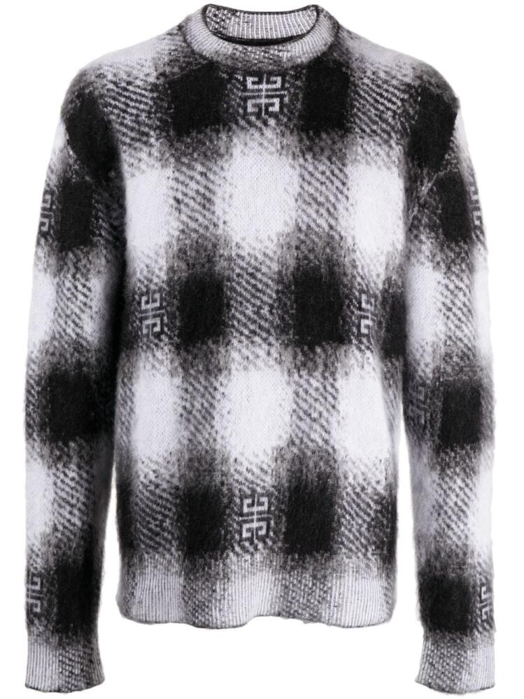 Givenchy 4G-motif checked jumper - Black Cover