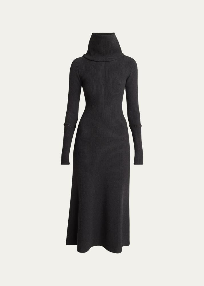 Proenza Schouler Jocelyn Midweight Viscose Rib-Knit Dress Cover