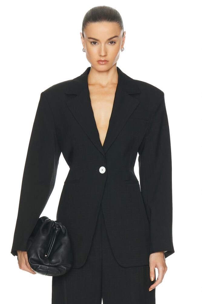 Rohe Waisted Blazer in Black Cover