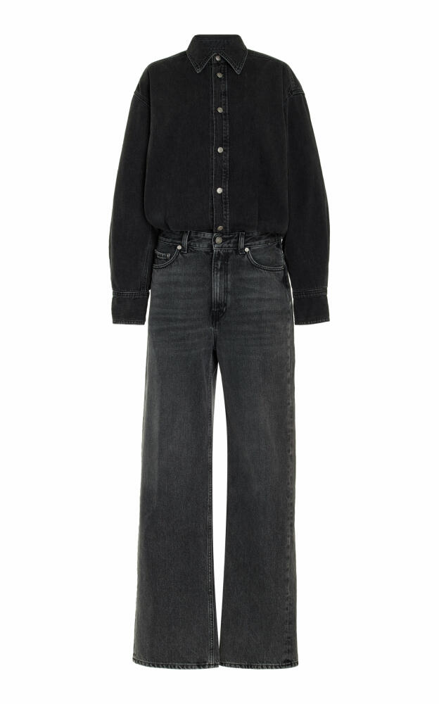 HAIKURE - Tessie Denim Jumpsuit - Black Cover