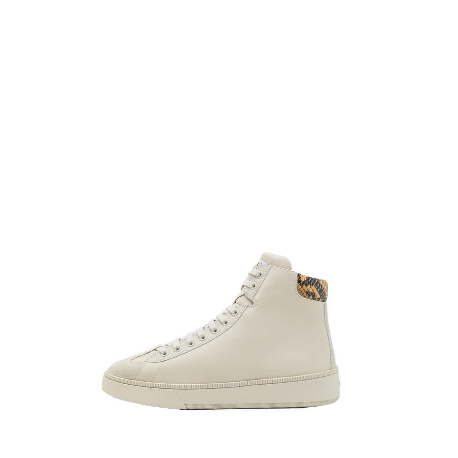 Bally Dusty White Randy Mid High-Top Sneakers Cover