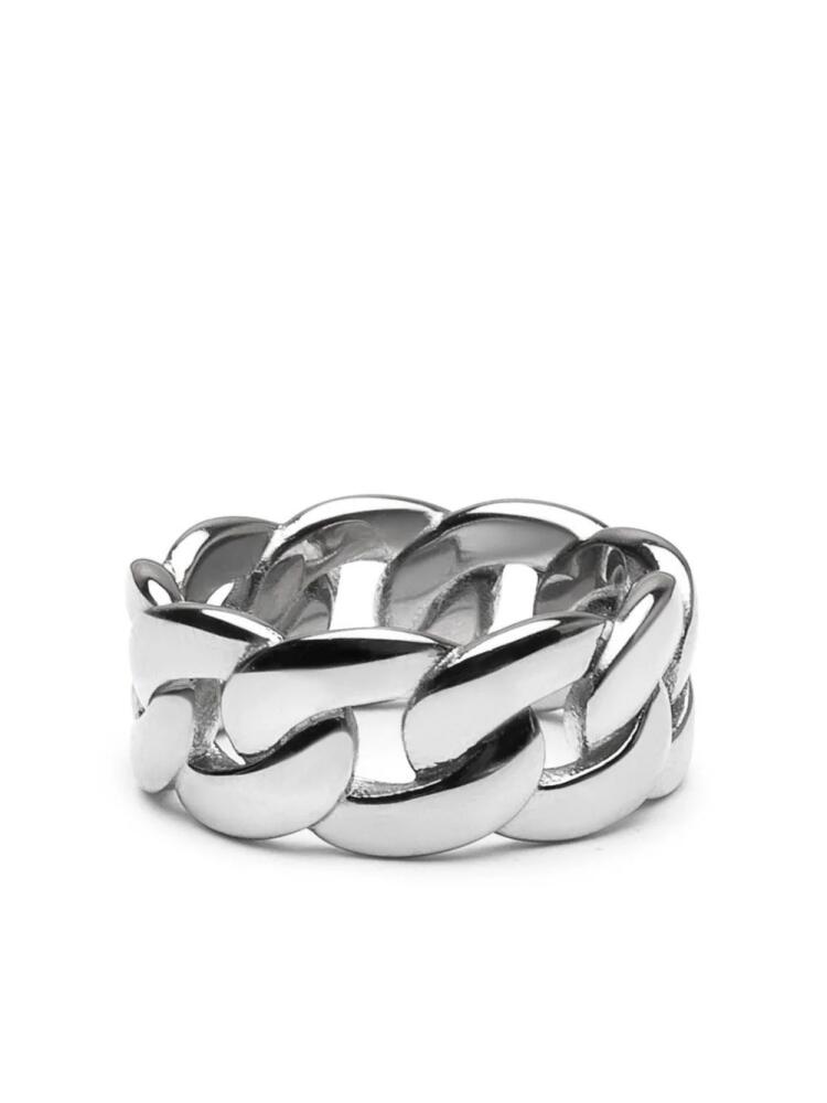 Nialaya Jewelry chain-link ring - Silver Cover