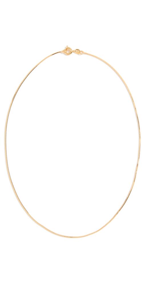 Alexa Leigh Mini Snake Necklace Gold Cover