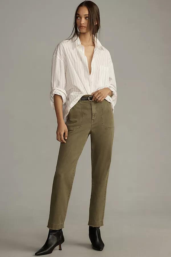 Bella Dahl Dakota Frayed Ankle Trouser Pants Cover