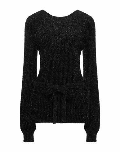 Emporio Armani Woman Sweater Black Viscose, Polyamide Cover