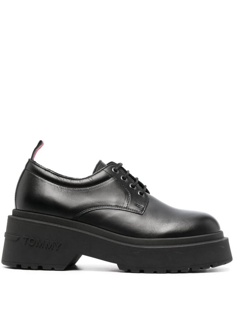 Tommy Jeans Ava leather Oxford shoes - Black Cover