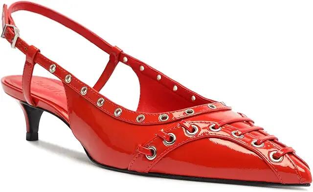 Schutz Ruth Mid (Flame Scarlet) High Heels Cover