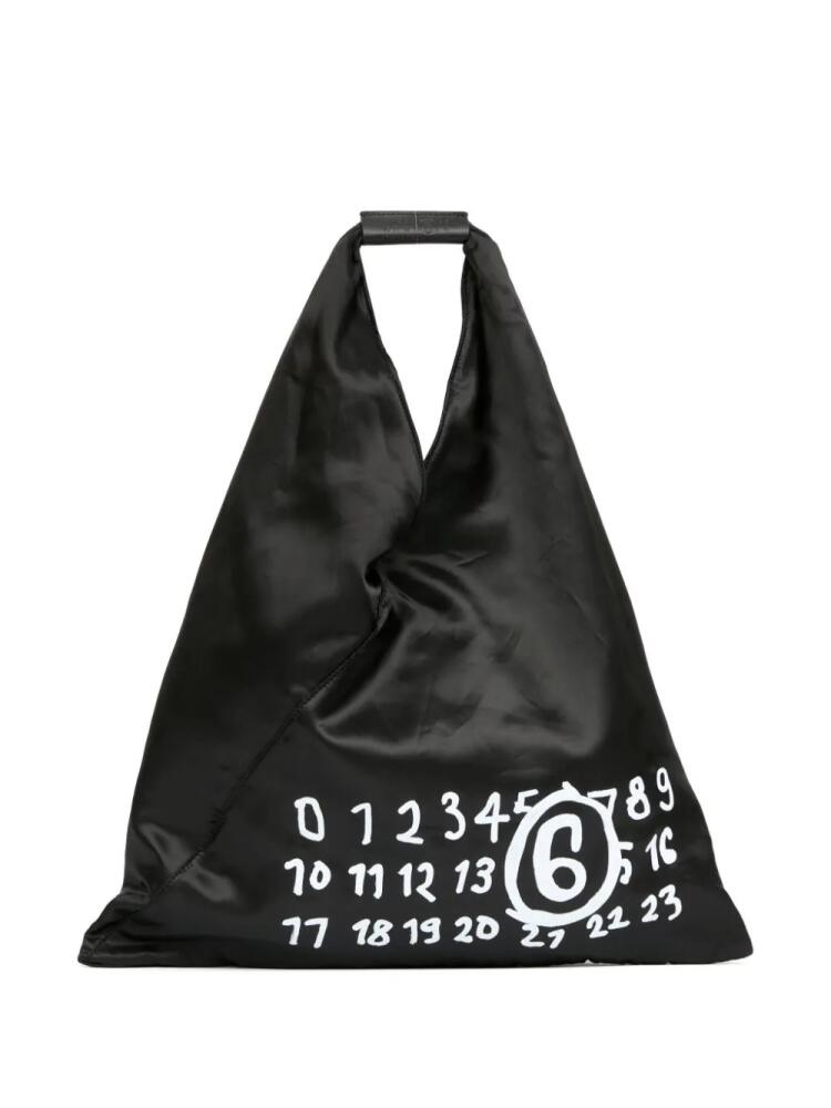 MM6 Maison Margiela Classic Japanese logo-print tote bag - Black Cover