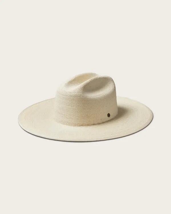 Hemlock Toluca Rancher Straw Hat in Sand Cover