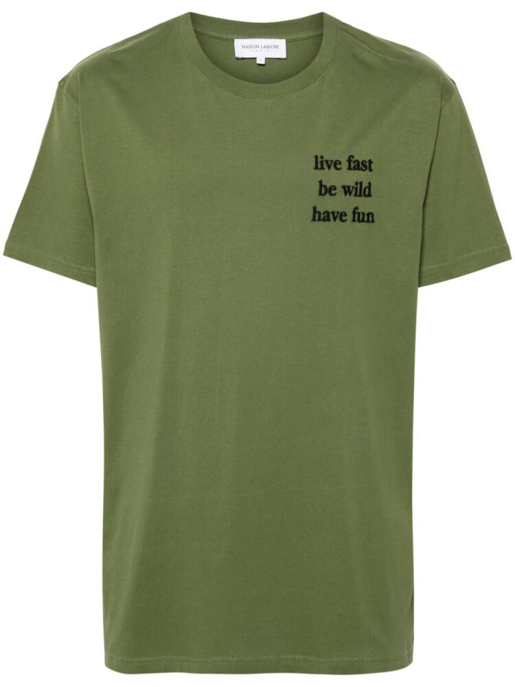 Maison Labiche Popincourt T-shirt - Green Cover