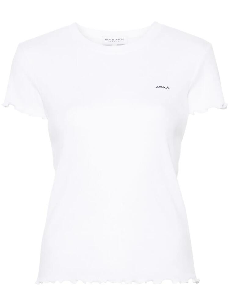 Maison Labiche Amour folies T-shirt - White Cover